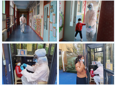 演练于行 防疫于心——济南市七里山幼儿园开展疫情防控应急演练